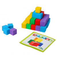 Набор кубиков 50 штук (дерево)