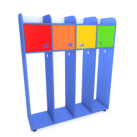 Шкаф для бассейна 4 секции (фанера + покраска)