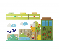 Игровая настенная панель "Окружающая среда" миди