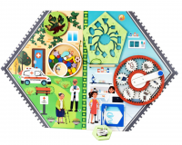 Бизиборд настенный ДОКТОР. Серия ИЗУЧАЕМ ПРОФЕССИИ