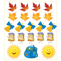 Комплект интерьерных наклеек "1 Сентября!"