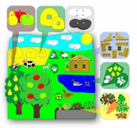 ОБРАЗОВАТЕЛЬНЫЙ НАСТЕННЫЙ МОДУЛЬ «ДЕРЕВНЯ»