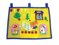Коврик, панно настенное "Лесная школа"