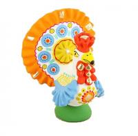 Дымковская игрушка "Индюк на ступке №2" (7-8 см)