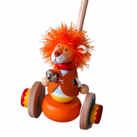 Каталка на палочке "Лев"