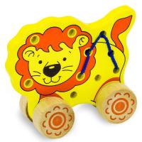 Шнуровка-каталка "Лев"