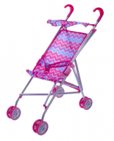 Коляска трость для кукол с крышей
