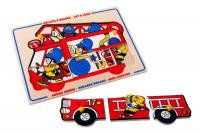 Рамка-вкладыш "Пожарная машина"