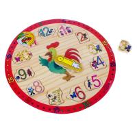 Рамка-вкладыш "Часы с петухом"