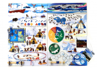 Бизиборд (дидактическая панель) настенный СЕВЕРНЫЙ КРАЙ