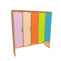 Шкаф детский "Дружок", пятисекционный