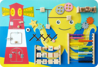 Бизиборд со светом "Маяк"