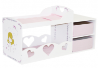 Двухъярусная кроватка с системой хранения серия "Пьемонт", Адриана