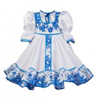 Русский народный костюм для взрослых "Любаша Гжель"