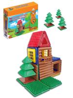 Магнитный конструктор "Домик в деревне" (36 деталей)