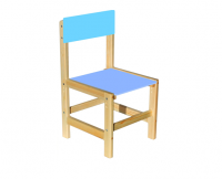 Стул детский разноростовой стилизованный 2