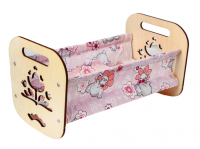 Кроватка деревянная для кукол Катюша