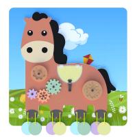 Развивающая панель «Лошадь»