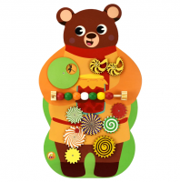 Дидактическая панель  Бизиборд МИШКА