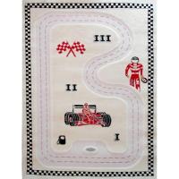 Игровой коврик "Гоночная трасса", кремовый (150х100 см)