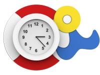 Настенные часы "Спасательный круг"