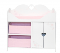 Кроватка-шкаф для кукол серия  Розали  Мини, цвет Бьянка
