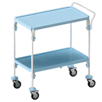 Тележка-столик 2-ярусная для медицинского кабинета