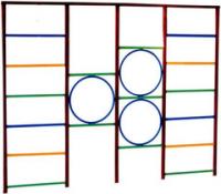 Детский уличный тренажер-барьер