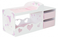 Двухъярусная кроватка с системой хранения серия Пьемонт Мини, Антонелла