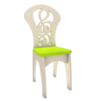 Стул взрослый нерегулируемый "Скрипичный ключ" мягкий