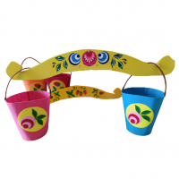 Ведра фетровые, с аппликацией, пара