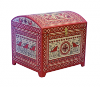 Сундучок (Мезенская роспись) 3