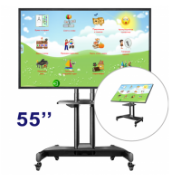 Интерактивный стол логопеда "Антошка", трансформер, 55''