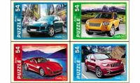 Пазл "Машины", 54 штуки
