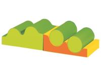 Комплект мягких модулей «Волна»