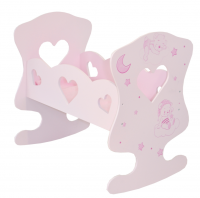 Кроватка-люлька серии "Лаки", цвет Розовый