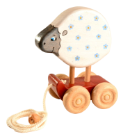 Деревянная каталка "Овечка"